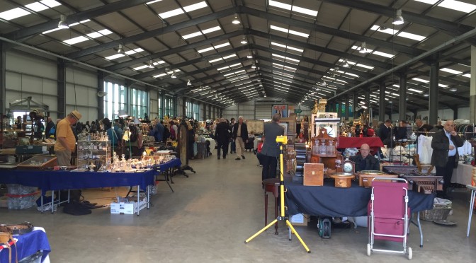 Antiquing in England:  Newark Antiques Fair